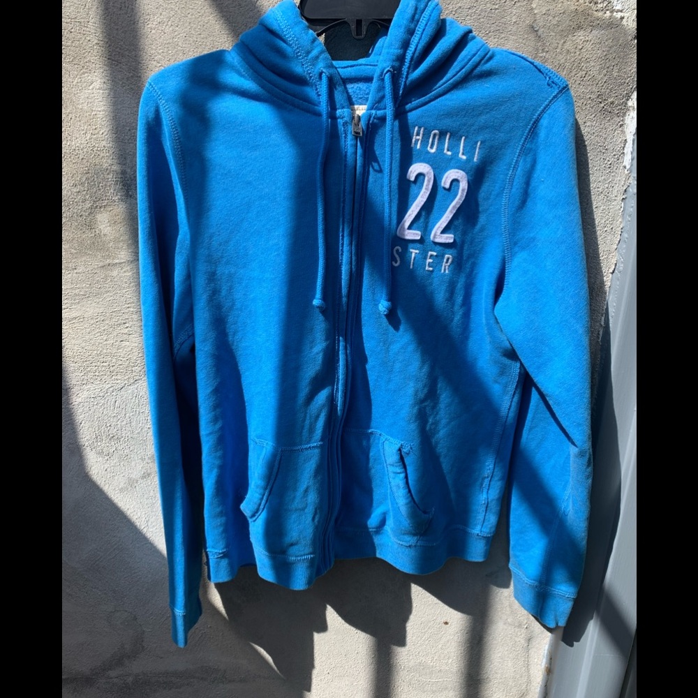 Blue Hollister Hoodie